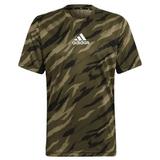 Tricou barbati adidas AEROREADY Feelstrong Camo Sport HD4318, M, Verde