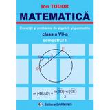 Matematica. Exercitii si probleme de algebra si geometrie - Clasa 7 - Semestrul 2 - Ion Tudor, editura Carminis