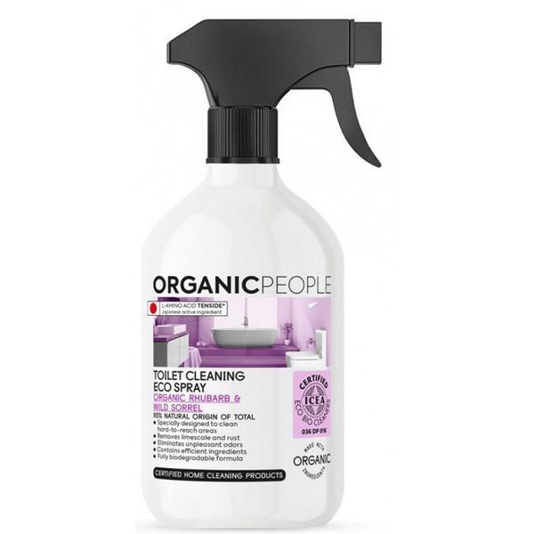 Spray Ecologic pentru Curatarea Toaletei Rhubarb & Wild Sorrel Organic People, 500 ml