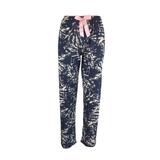 Pantaloni pijama dama, Univers Fashion, albastru cu imprimeu, 2XL