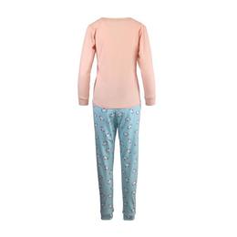 slot Grant Teacher's day Pijama dama, Univers Fashion, bluza somon si pantaloni albastru deschis, XL  - Esteto.ro