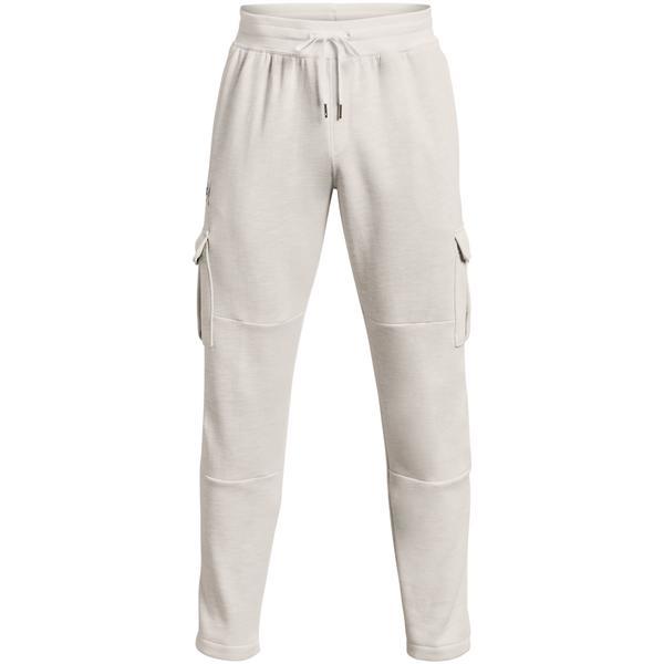 Pantaloni barbati under armour essential fleece heritage cargo 1373816-112, xl, alb