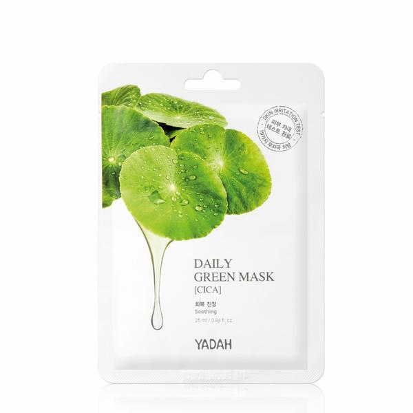 Masca de fata tip servetel, daily green cica, yadah, 1 buc