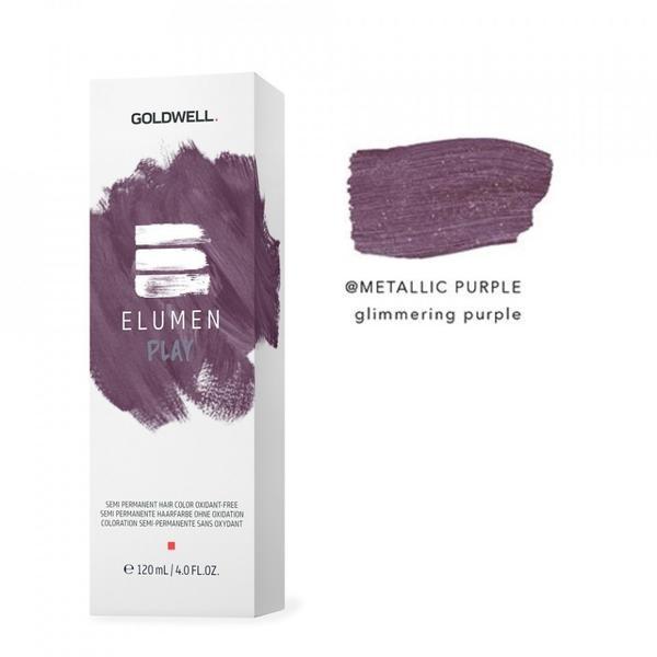 Vopsea semi-permanenta Goldwell Elumen Play Metallic Purple, 120ml 120ml imagine noua