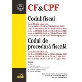 Codul fiscal. codul de procedura fiscala ed.2  act. 11 Septembrie 2022