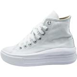 Tenisi femei Converse Chuck Taylor All Star Move Hi 568498C, 40, Alb