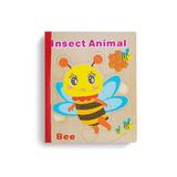 Carte 6 puzzle din lemn - Insecte, 7Toys