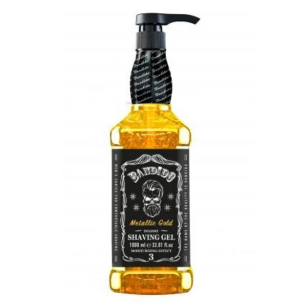 Gel de barbierit Metallic Gold Bandido, 1000 ml 1000