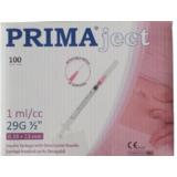 Seringi insulina Prima, 1ml, ac detasabil 29G, 1/2