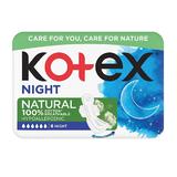 Absorbante Night Kotex Natural 6 buc.