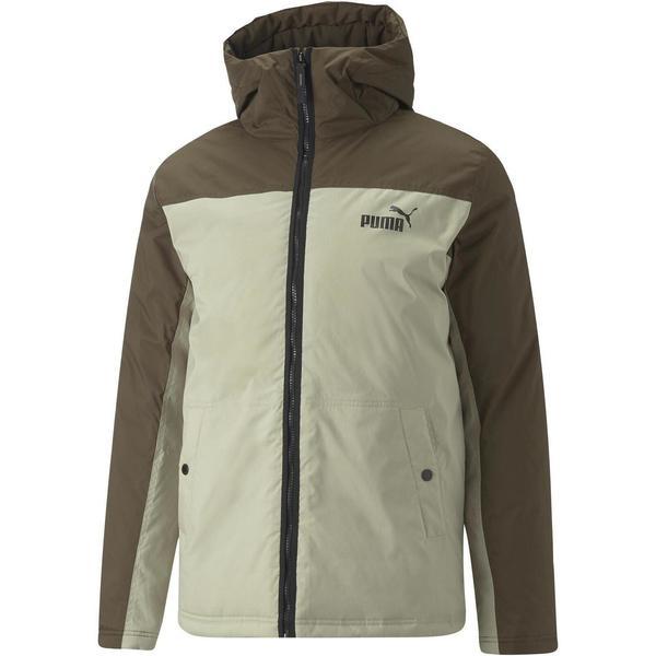 Geaca barbati puma colourblock hooded padded jacket 84934668, m, multicolor