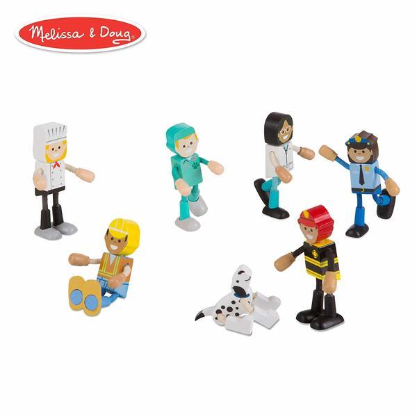Set figurine flexibile meserii - melissa   doug