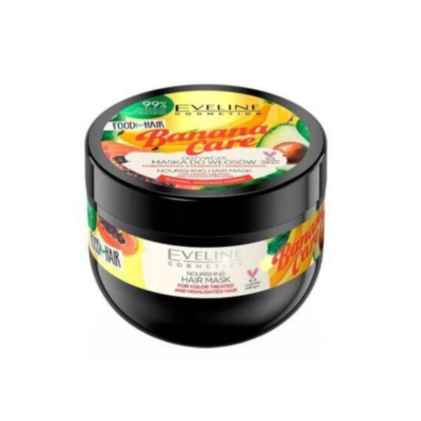 Masca de par, eveline cosmetics, food for hair, banana care, 500 ml