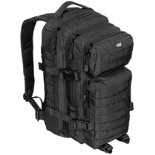 Rucsac modular assault, 30 litri, multiple buzunare, compatibil sistem hidratare, negru mfh