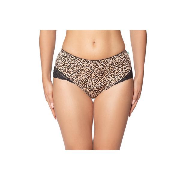 Chiloti menstruali reutilizabili Femieko, model Smilla, absorbtie ridicata, stil french cut, animal print, marimea 3XL 3xl