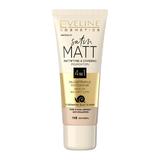 Fond de ten, Eveline Cosmetics, Satin Matt 4w1, 103 Natural, 30 ml