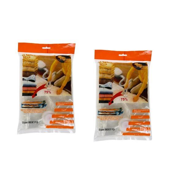 Set 2 bucati sac vidat haine pilote paturi 110 x 80 cm g glixicom® 