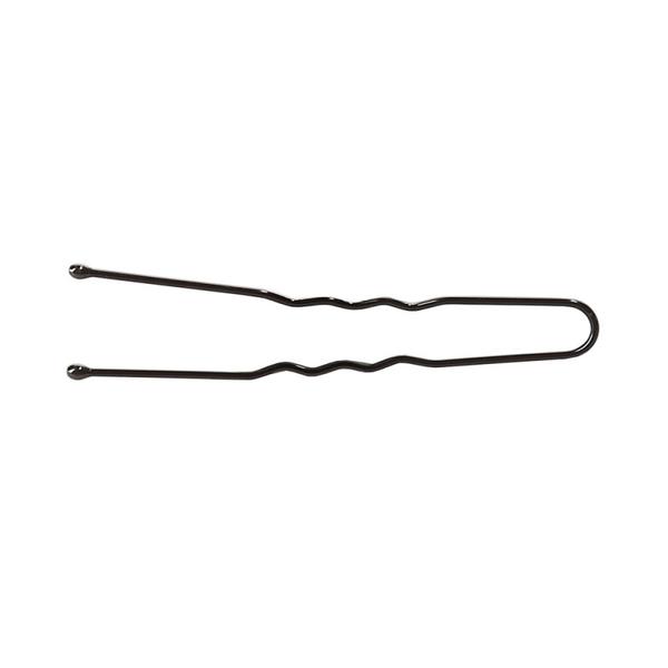 Ace ondulate negre – Lussoni Hr Acc Wavy Hair Pins Black 4.5 cm, 300 buc