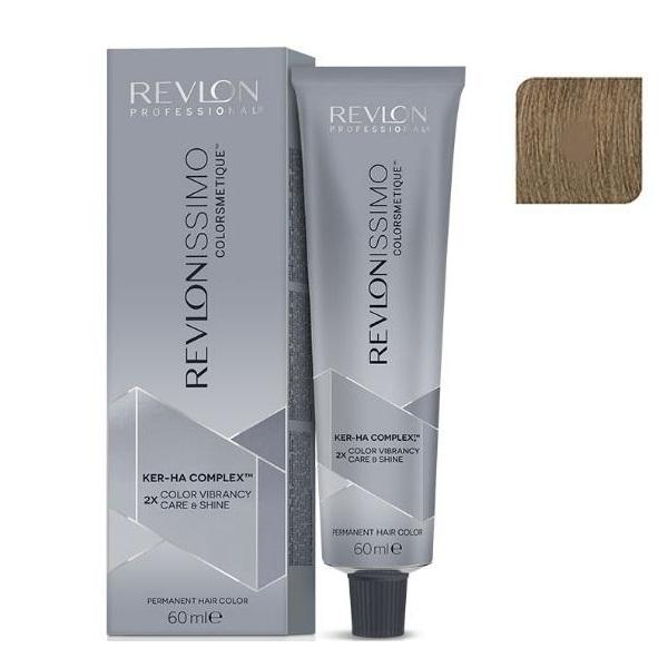 Vopsea Permanenta - Revlon Professional Revlonissimo Colorsmetique Ker-Ha Complex Permanent Hair Color, nuanta 7 Medium Blonde, 60ml