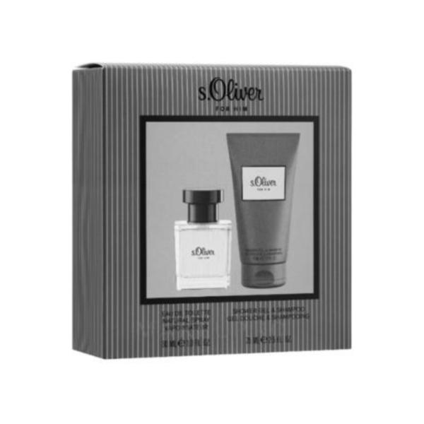 Set cadou pentru barbati, S.Oliver For Him Duo (apa de toaleta 30ml + gel de dus 75ml)