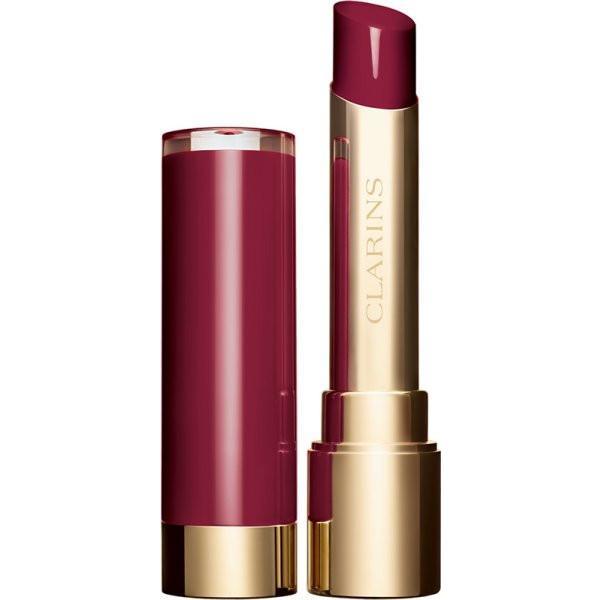 Ruj 744l plum, joli rouge lacquer lipstick, clarins, 3g