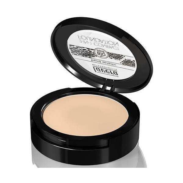 Fond de ten compact si pudra 2-in-1, ivory 01 - lavera 10g