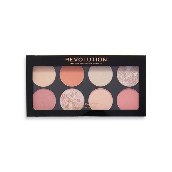 Paletă fard de obraz golden desire, ultra blush palette, makeup revolution, 8x1.6g