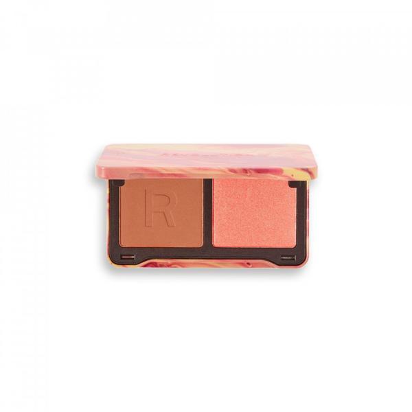 Paletă fard de obraz Peach Heat, Neon Heat Makeup Revolution, 5.6g 5.6g poza noua reduceri 2022