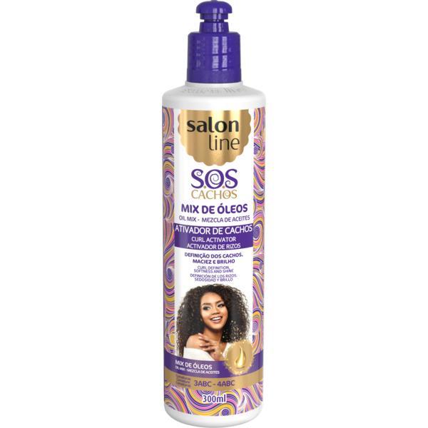 Activator pentru bucle cu mix de uleiuri SOS, Salon Line, 300ml 300ml