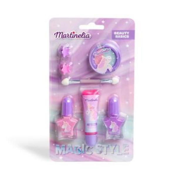 Set 7 accesorii cosmetice Little Unicorn Beauty Basics Martinelia 11955