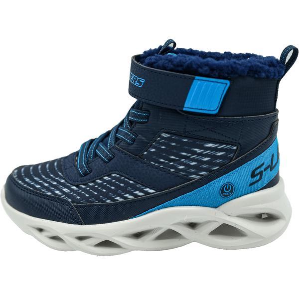 Ghete copii skechers twisted-brights 401651lnvbl, 27, albastru