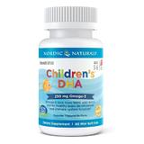 Supliment alimentar Children's DHA 250mg Omega-3 Capsuni  3-6 ani Nordic Naturals, 90capsule