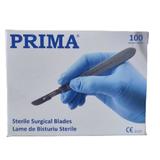 Lame bisturiu Prima, otel-carbon, nr. 20, sterile, 100 buc