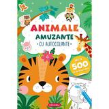 Animale amuzante cu autocolante, editura Mimorello