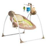  Leagan electric cu conectare la priza Baby Swing+ Cappucino