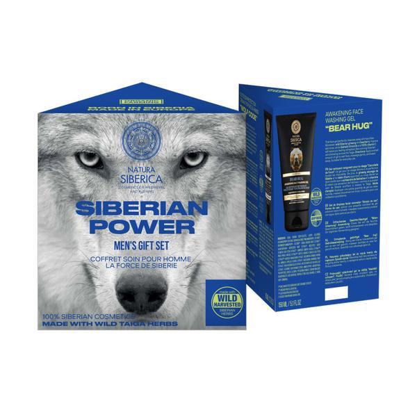 Set cadou barbati siberian power (gel curatare 150ml + crema protectie 80ml) - natura siberica