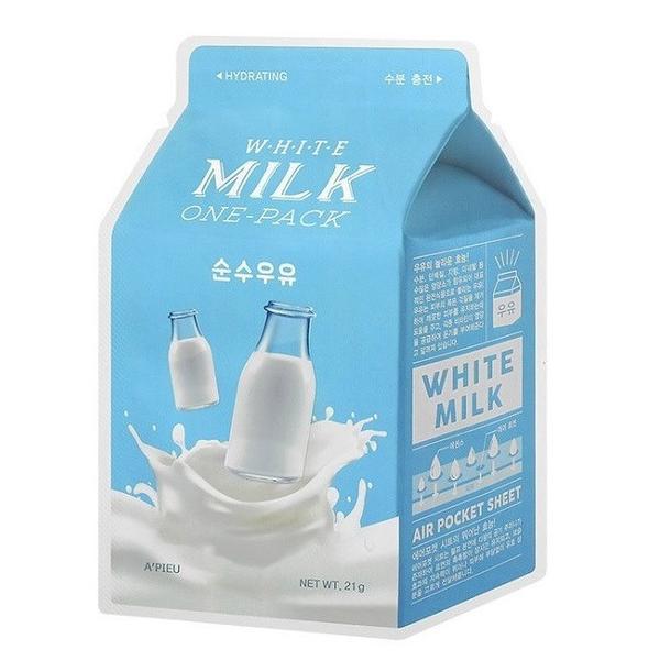 Masca faciala pentru hidratare white milk, a'pieu, 21g