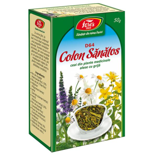 Ceai colon sanatos d64 fares, 50g
