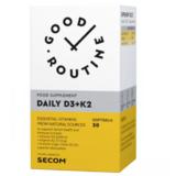 Daily Vitamina D3 + K2 Good Routine Secom, 30 capsule