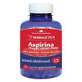 Aspirina Naturala Cardio Prim 75 mg Herbagetica, 120 capsule