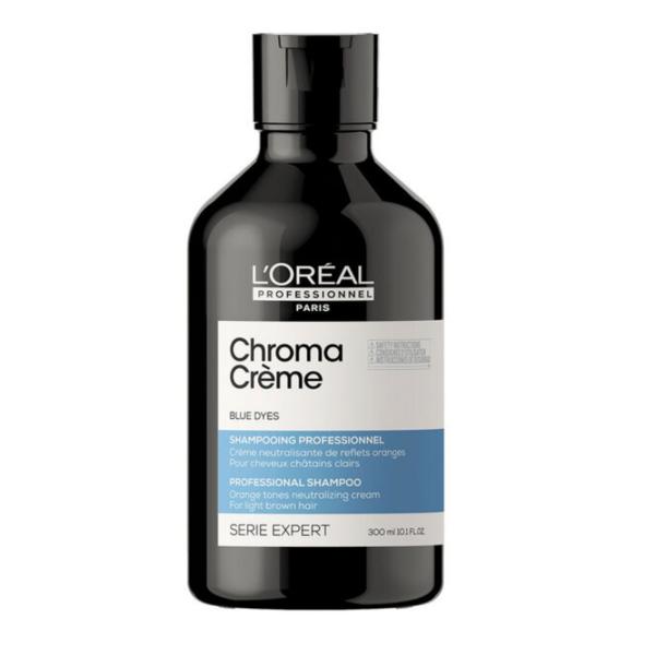 Sampon Neutralizator Reflexe Portocalii - L&#039;Or&eacute;al Professionnel Serie Expert Chroma Cr&egrave;me Blue Dyes, 300 ml