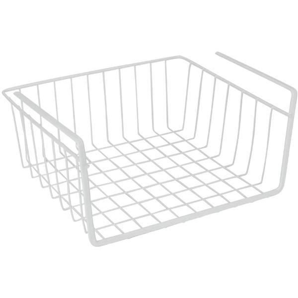 Cos suspendat pentru organizare si depozitare, Babatex 30x26x14 cm, alb