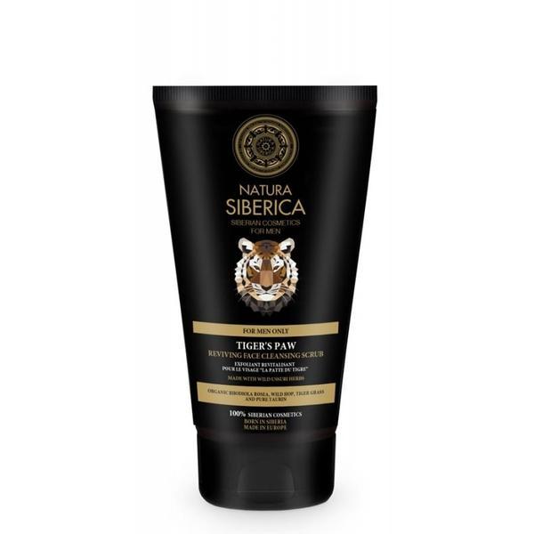 Scrub exfoliant pentru ten barbati, tiger's paw - natura siberica 150ml