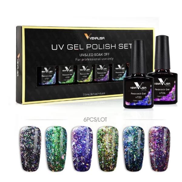 Set oje venalisa peacock - 6x7.5ml