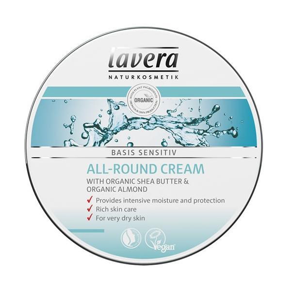 Crema hidratanta multifunctionala cu unt de shea Basis Sensitiv Lavera, 150ml 150ML