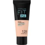 Fond de Ten - Maybelline Fit Me! Matte + Poreless Normal to Oily Skin, nuanta 128 Warm Nude, 30 ml