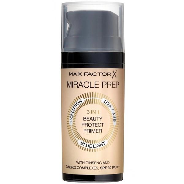 Baza pentru Machiaj Max Factor Miracle Prep - 3 in 1 Beauty Protect Primer, 30ml