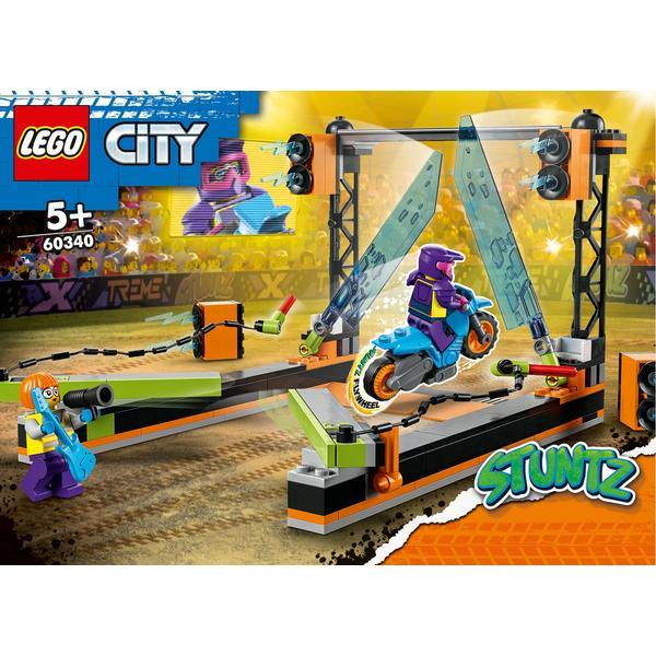 Lego city - provocarea de cascadorii cu motociclete 5 ani+ (60340)