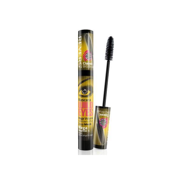 Mascara wild eyes, mega volume, efect de gene false, revers, negru