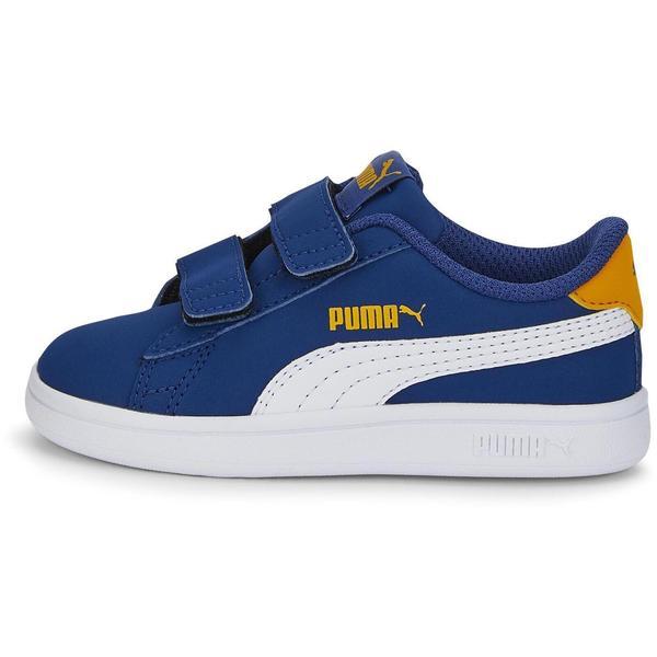 Pantofi sport copii puma smash v2 buck jr 36518447, 27, albastru